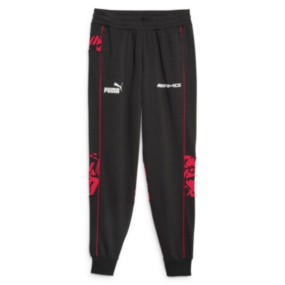 PUMA • AMG Mercedes SDS Camo Jogger Black Pants Sweatpants - Picture 1 of 8